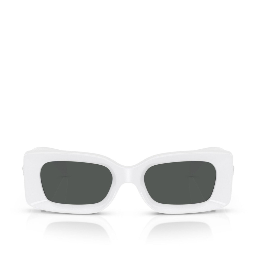 NWT Versace VE4474U White Rectangle 52mm Sunglasses - Picture 3 of 5